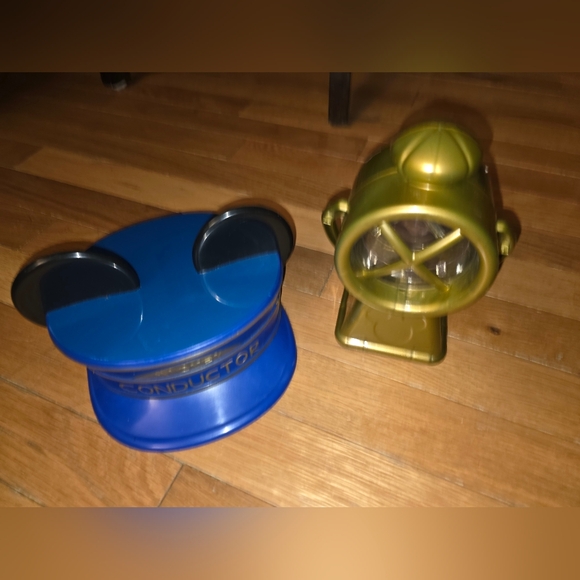 Disney Other - 2PC DISNEY MICKEY CONDUCTOR HAT & LATERN PRETEND PLAY DRESS UP PLASTIC HARD 🐭